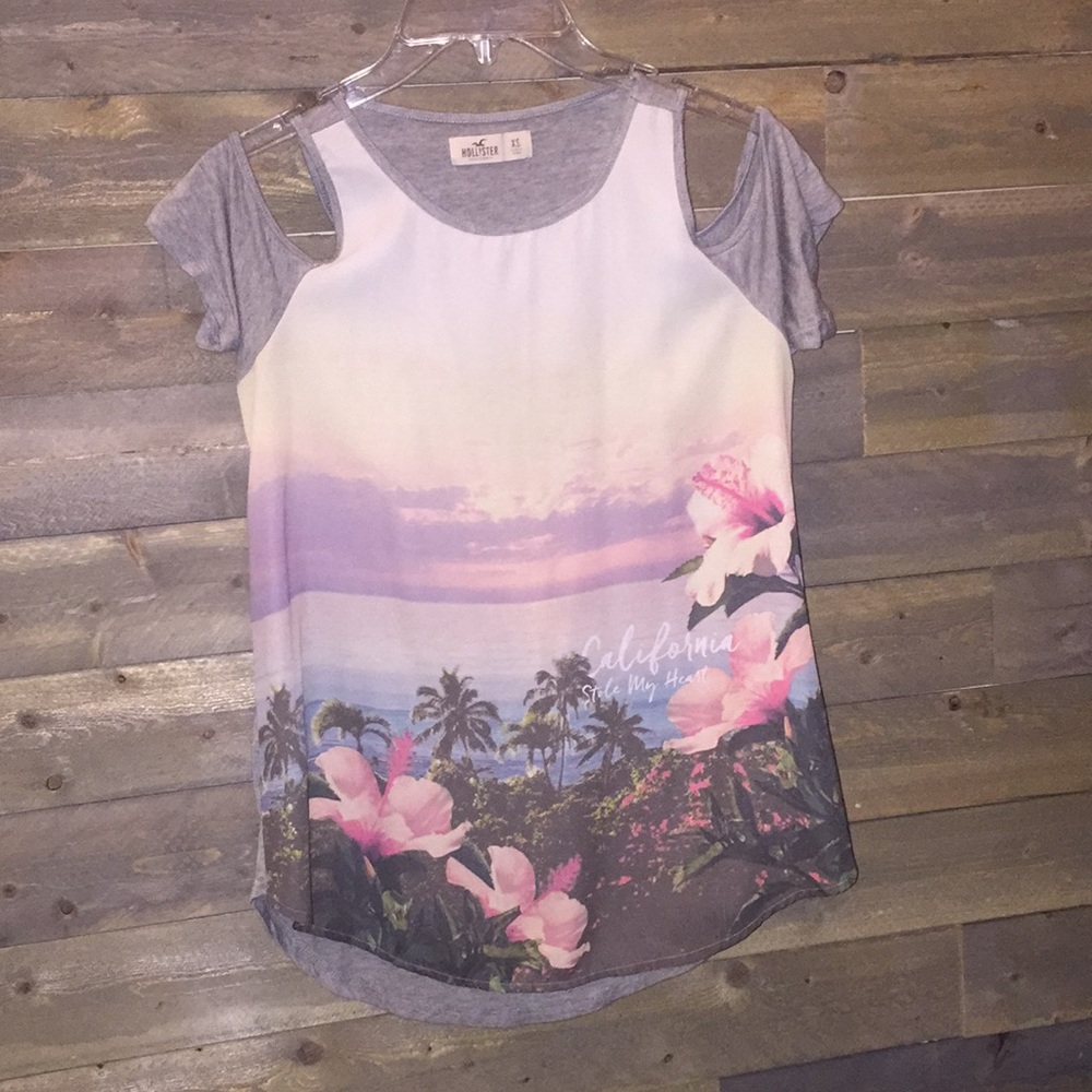 Hollister cold shoulder top